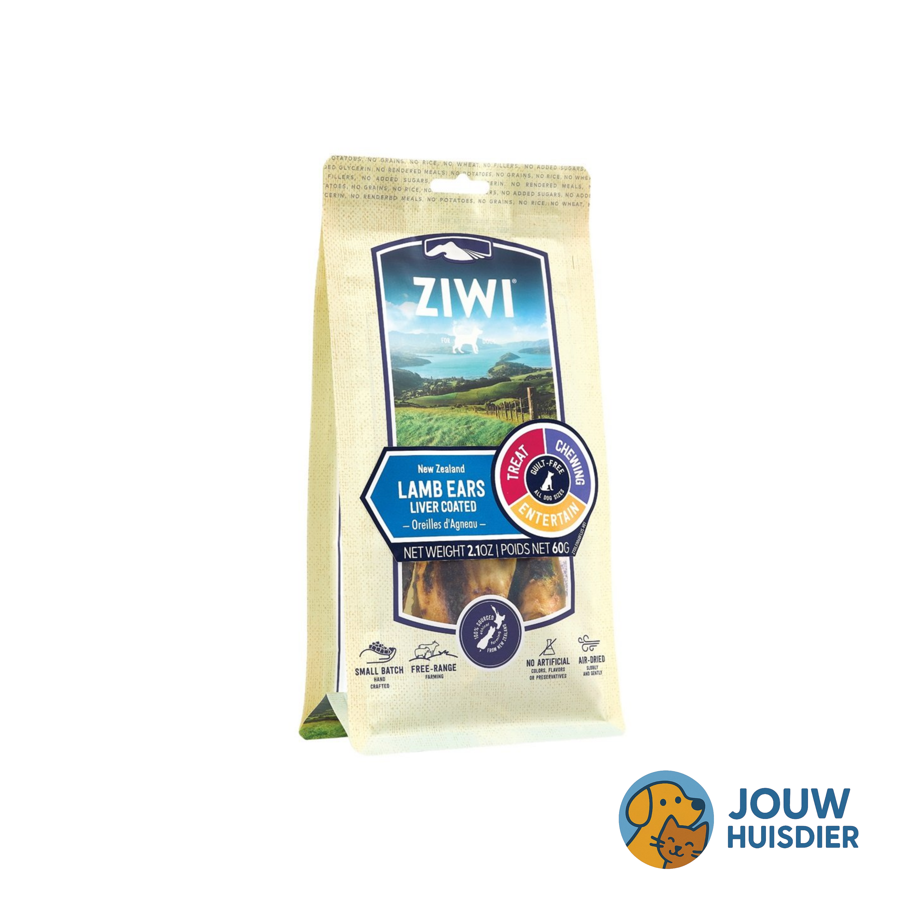 Ziwi Kauwsnack Lamsoortjes (60g)