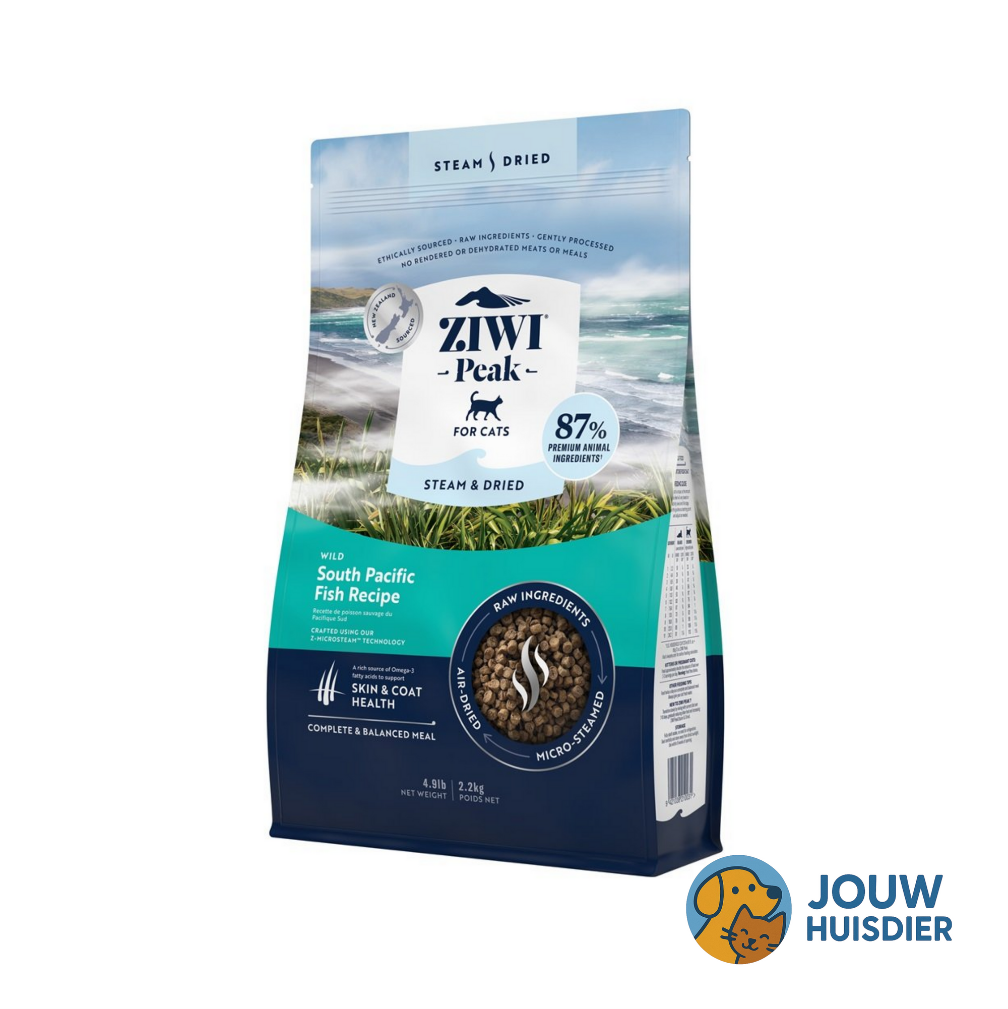 Ziwi Peak Steam & Dried Fish (2,2 kg)