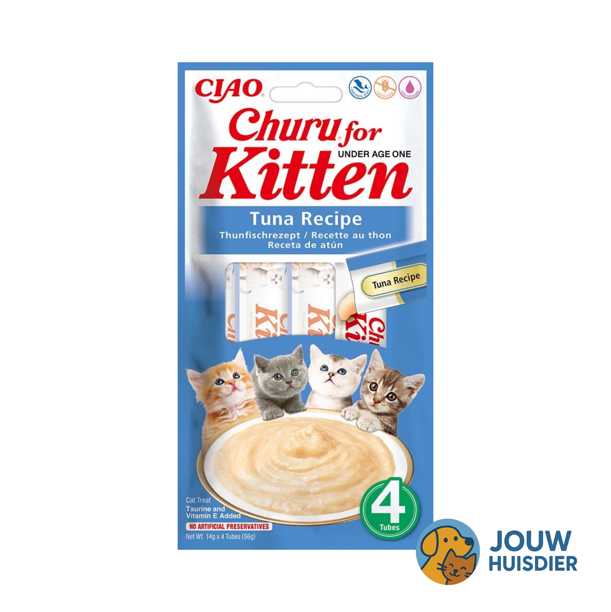 INABA Churu Kitten Tonijnsmaak (4st)