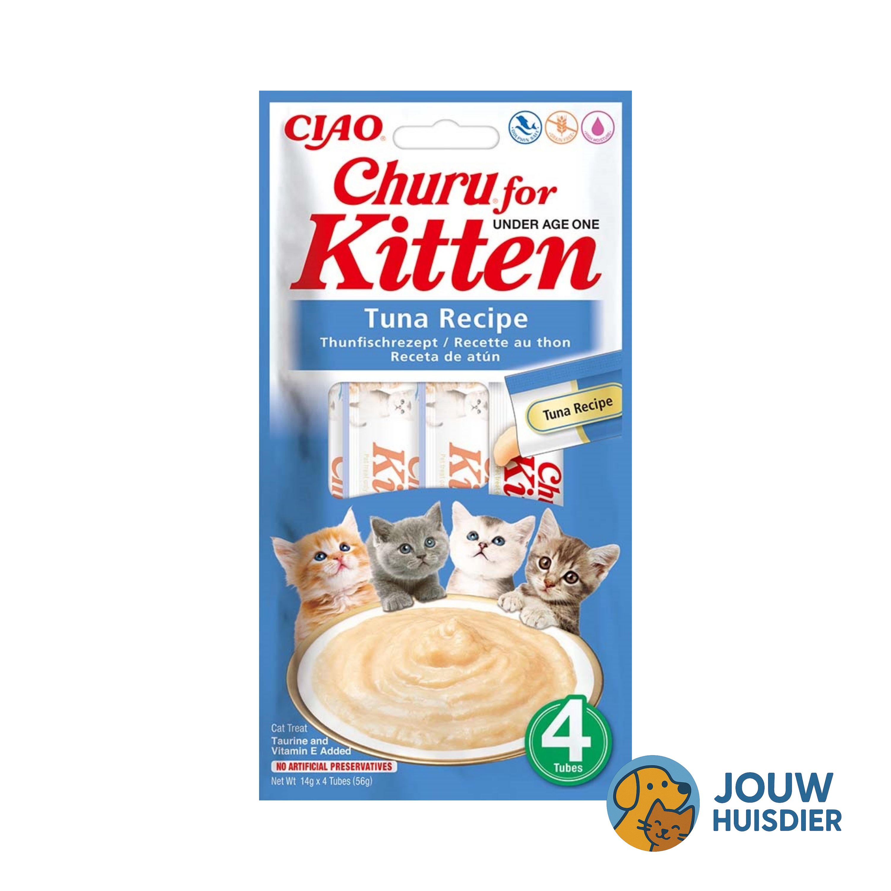 INABA Churu Kitten Tonijnsmaak (4st)