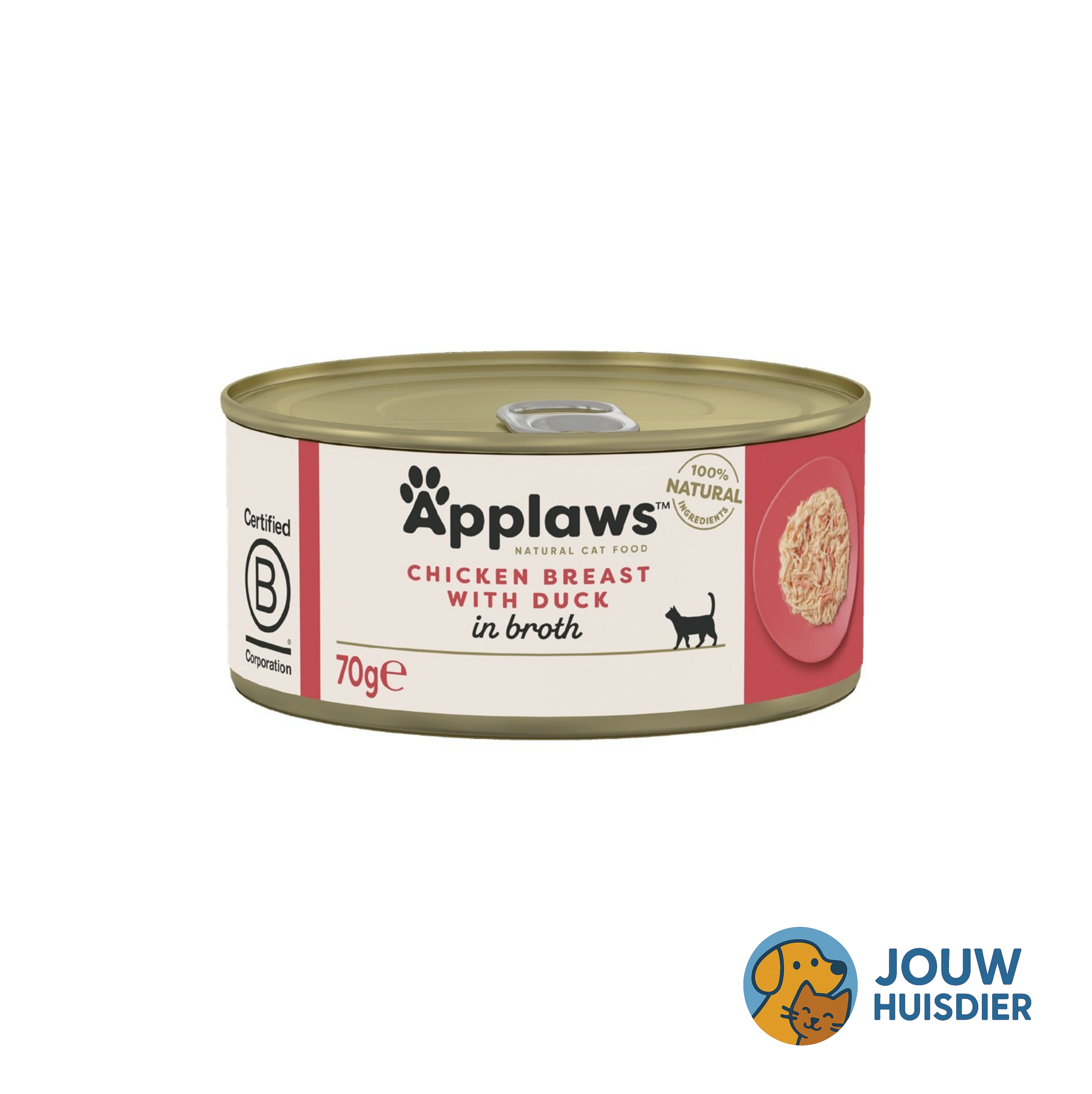 Applaws Kattenvoer Kip & Eend in Bouillon (6st)