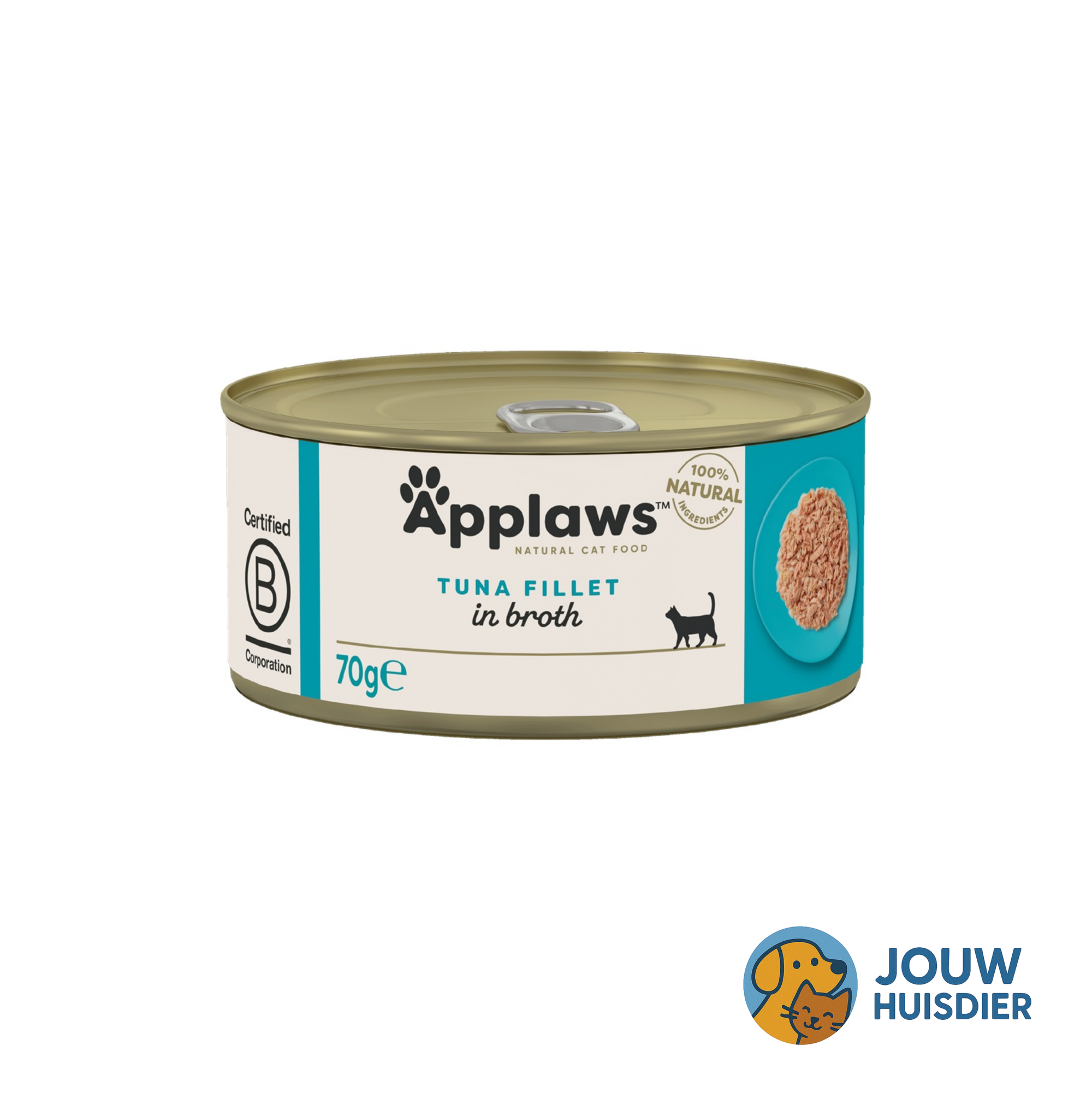 Applaws Kattenvoer Tonijnfilet in Bouillon (6st)