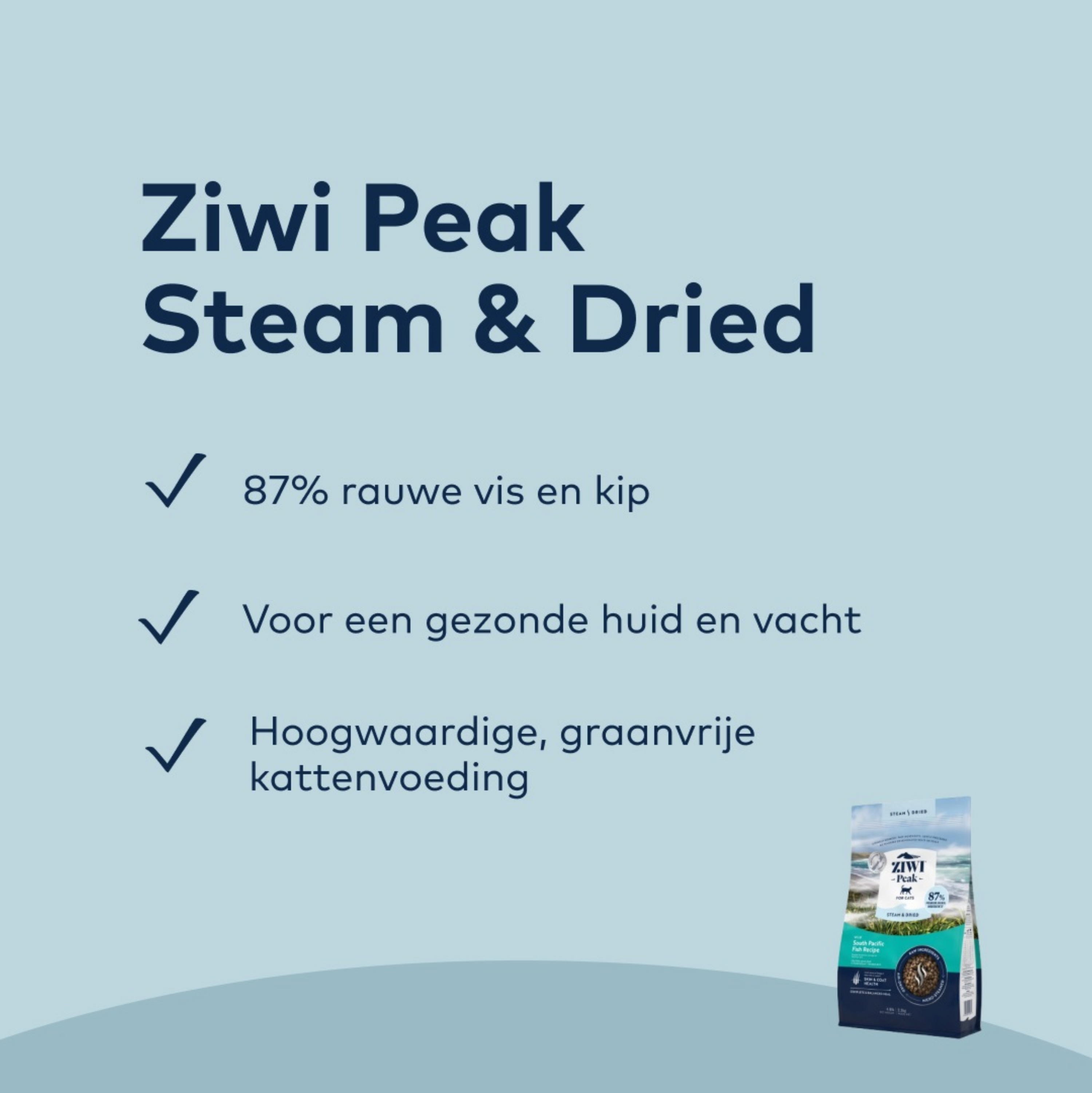 Ziwi Peak Steam & Dried Fish (2,2 kg)