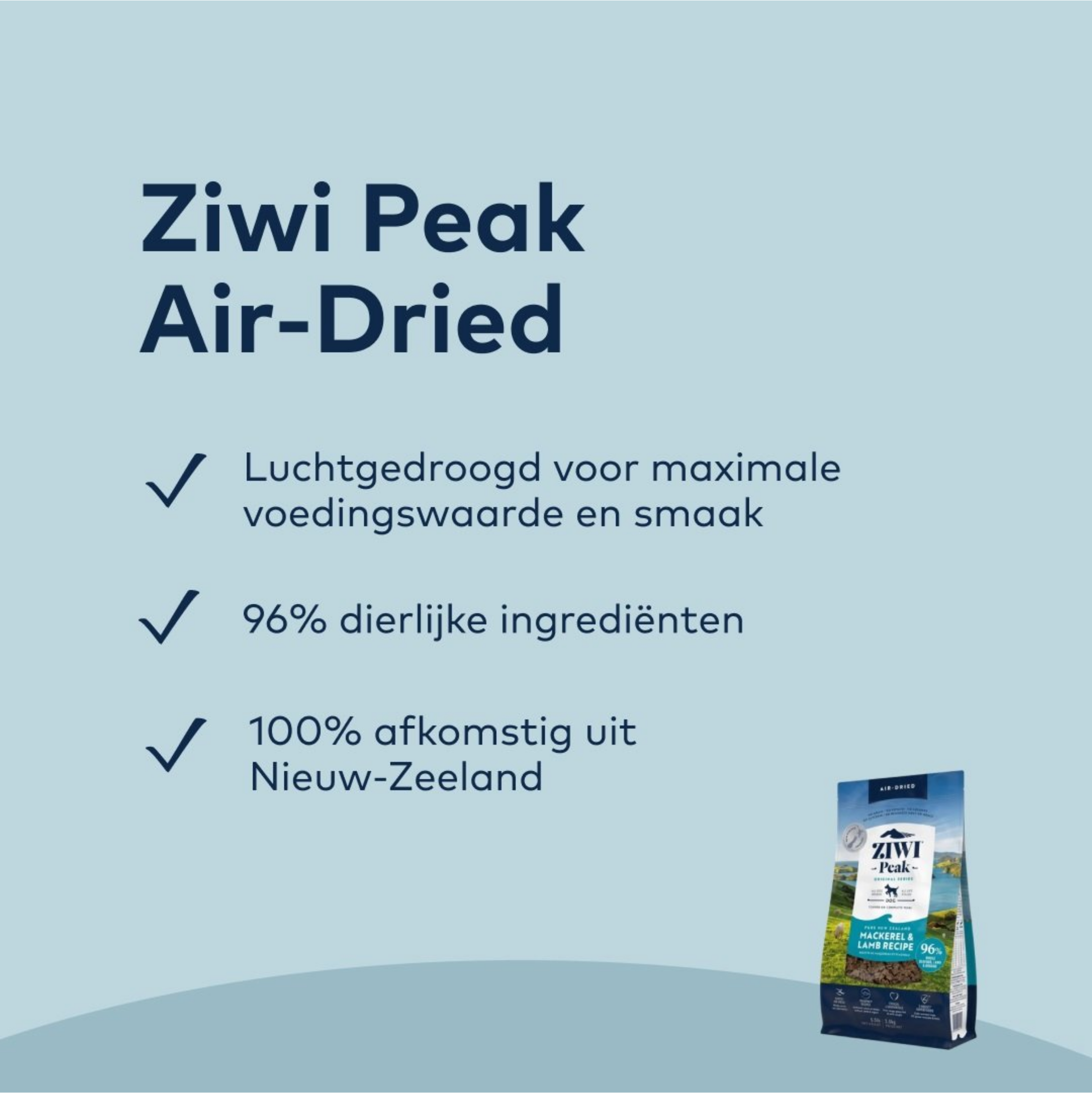 Ziwi Peak Dog Makreel & Lam (2.5kg)