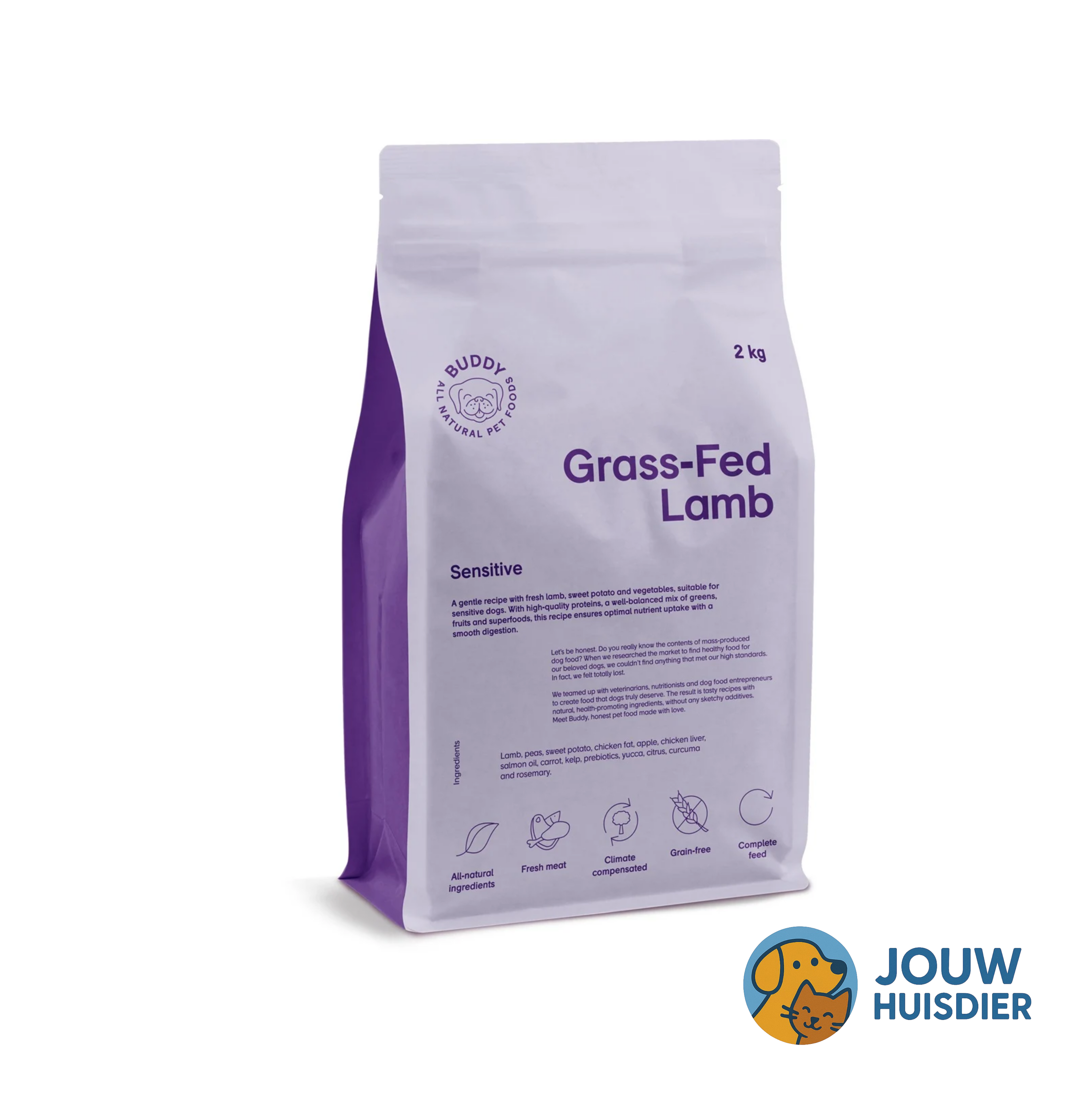 BUDDY Grasgevoerd lam (2kg)