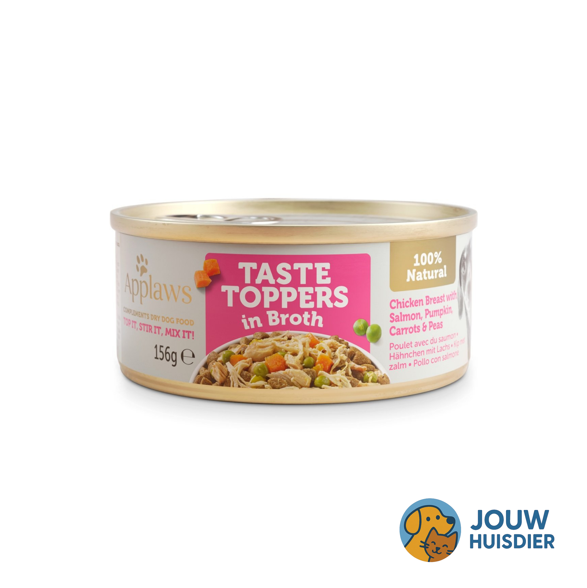 Applaws Taste Topper Kip met Zalm in bouillon (12st)